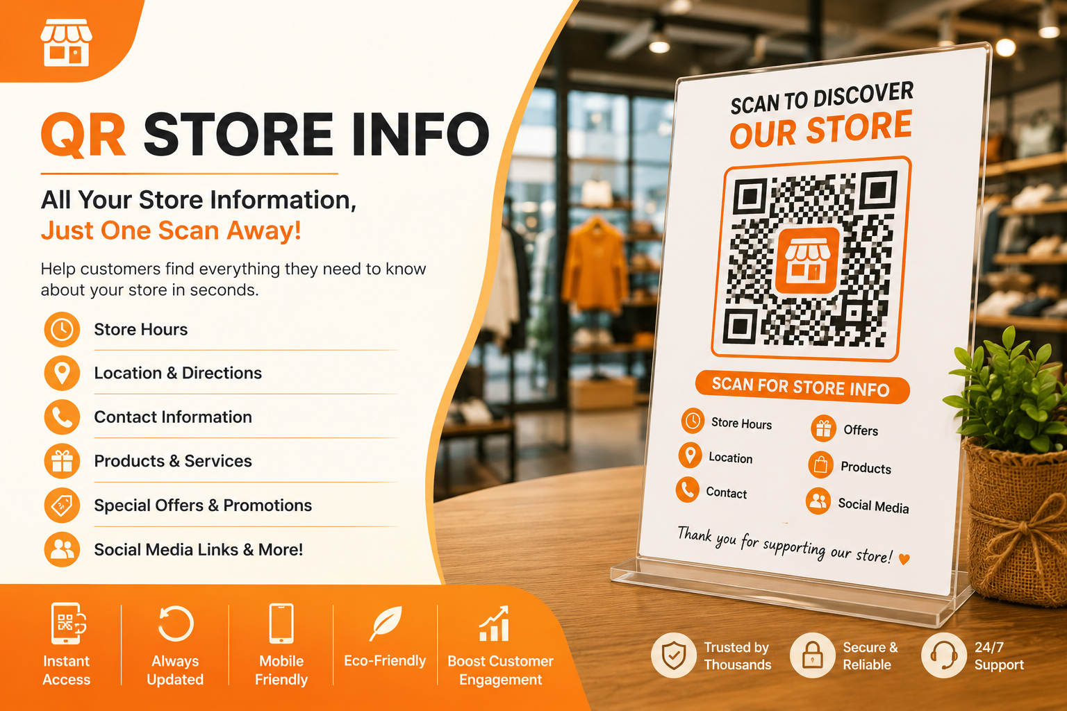 QR Store Info: The Smart Way to Share Store Information with Customers