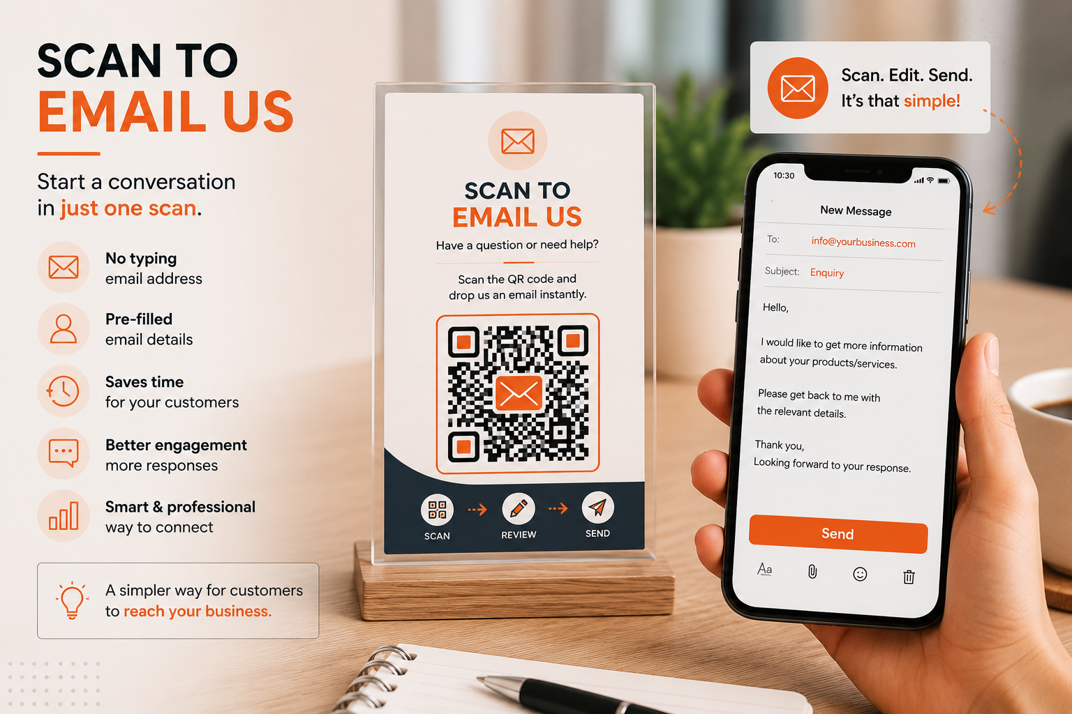 Turn Every Scan Into a Direct Email Conversation
