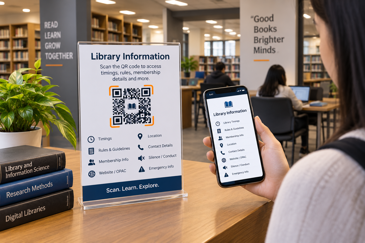 Library QR Code: Make Library Information Easy to Access
