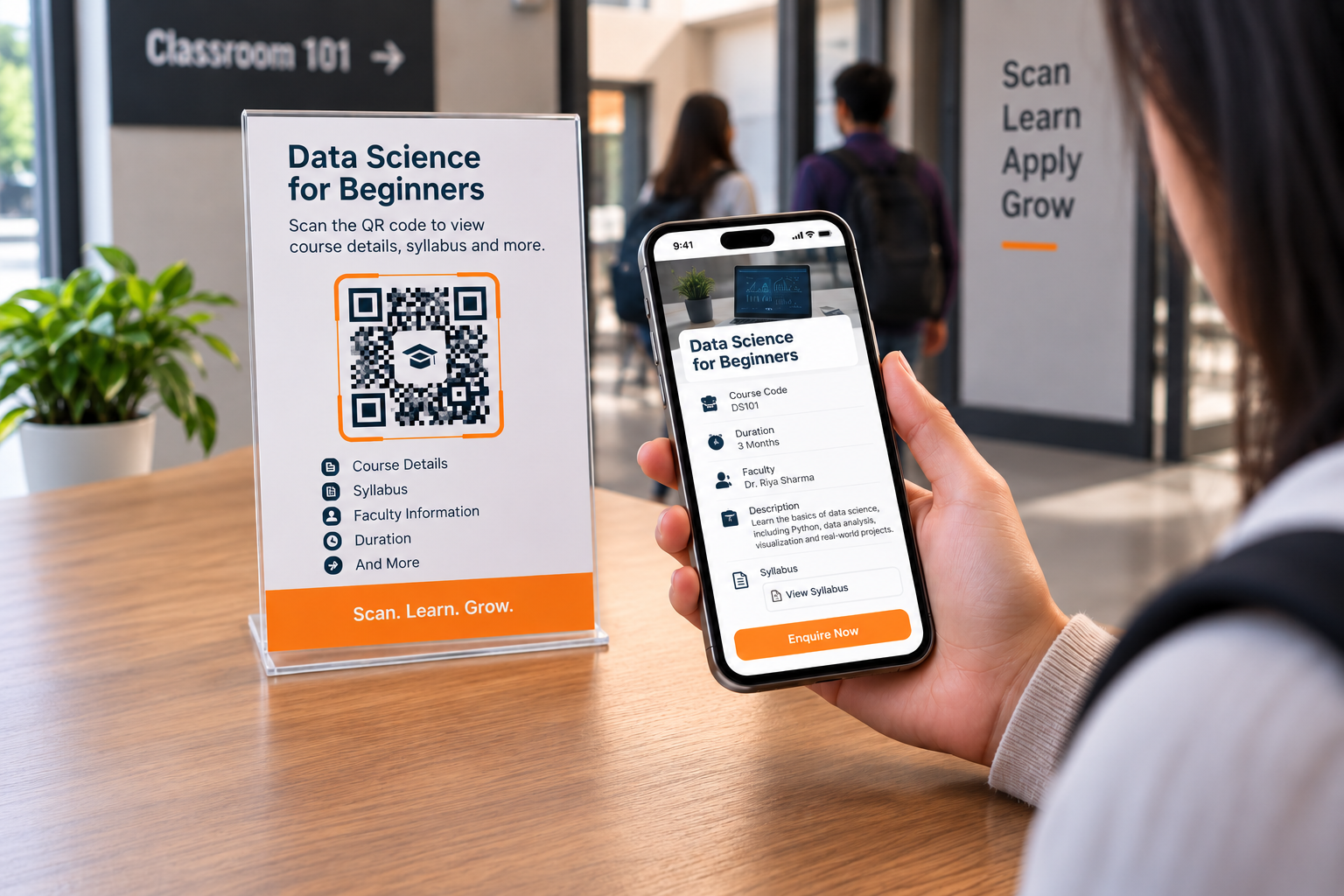 Course QR Codes: A Smarter Way to Share Course Details and Syllabus