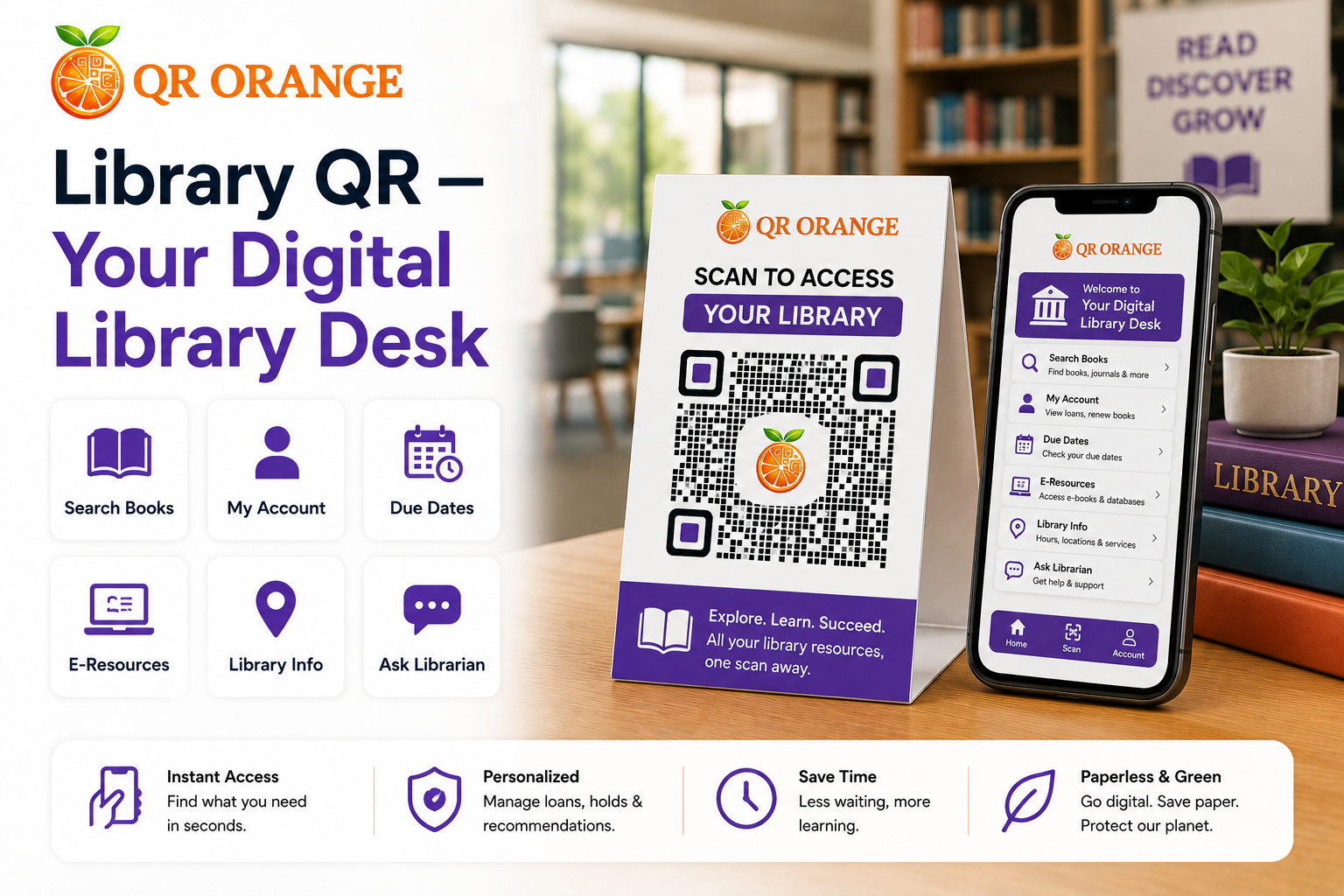 Library QR — Your Digital Library Desk