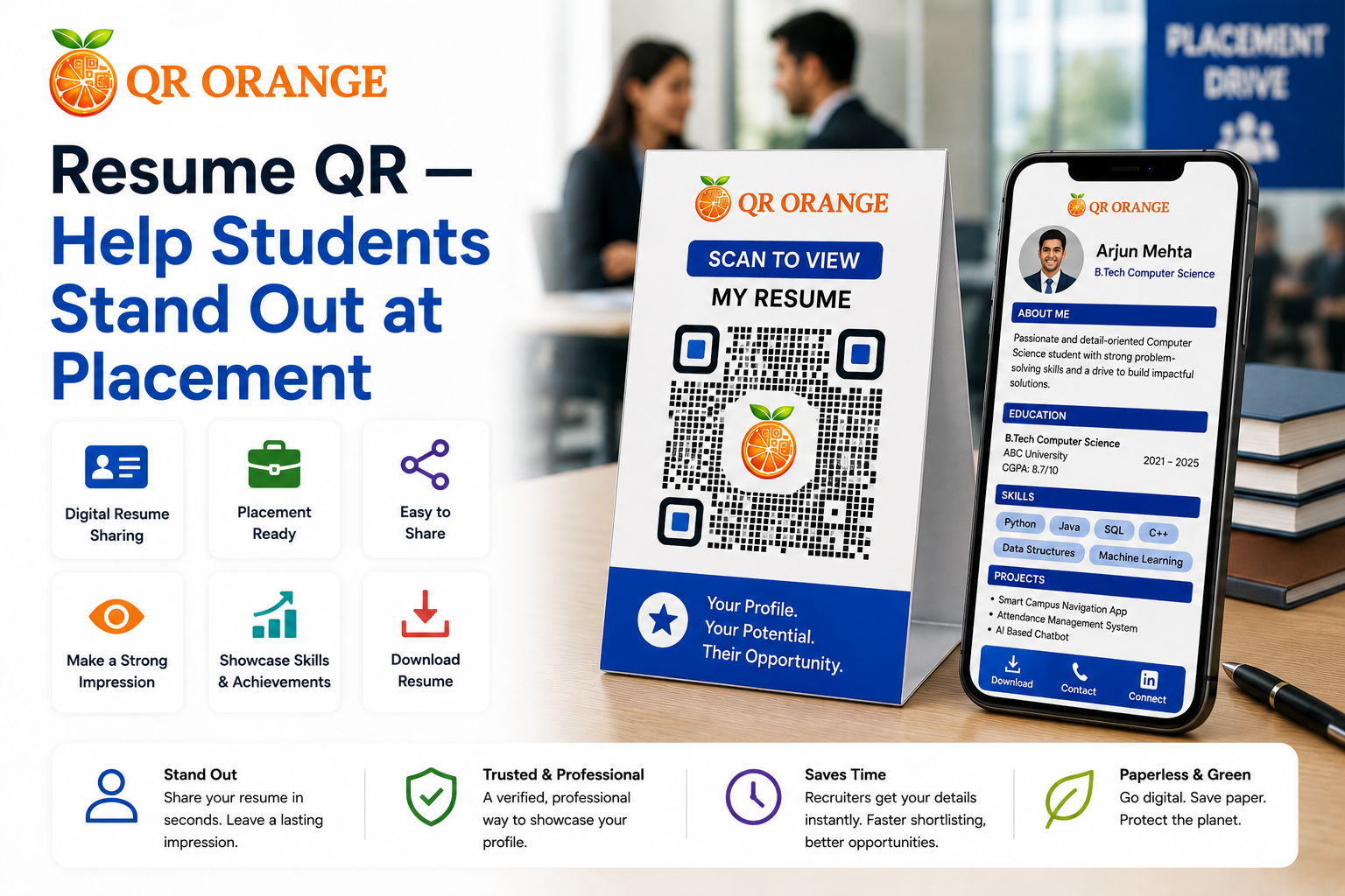 Resume QR — Help Students Stand Out at Placement