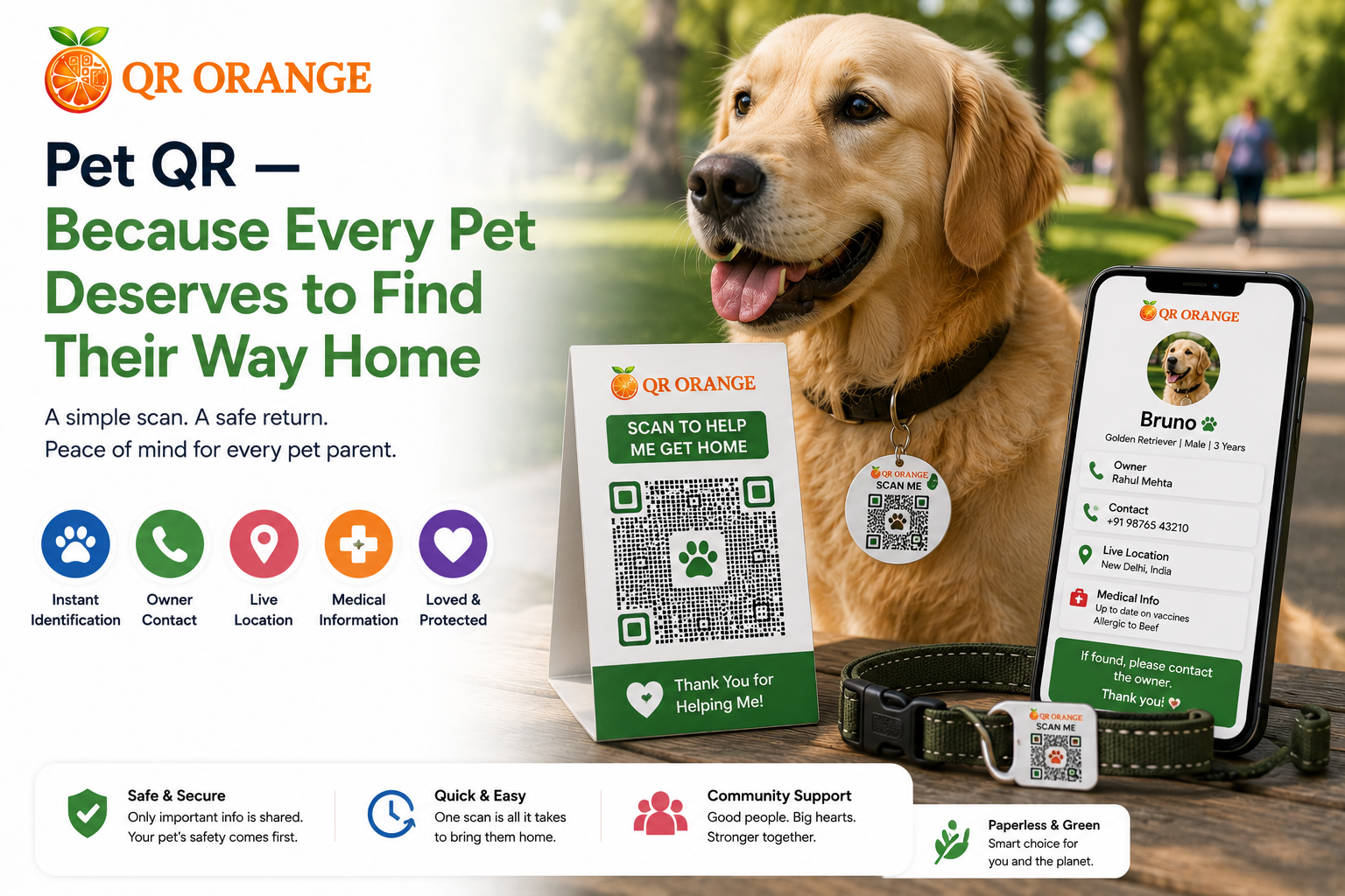 Pet QR — Because Every Pet Deserves to Find Their Way Home